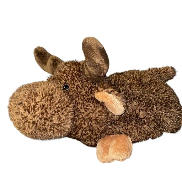 Mary Meyer Moose Plush Beanie Stuffed Animal Antlers Forest Nursery Shower 11” - Picture 2 of 10